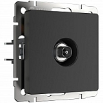ТВ-розетка проходная без рамки Werkel черные матовый W1184008 250_100_Array