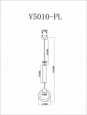 Подвесной светильник Moderli Richard V5010-PL 400_400_2397400