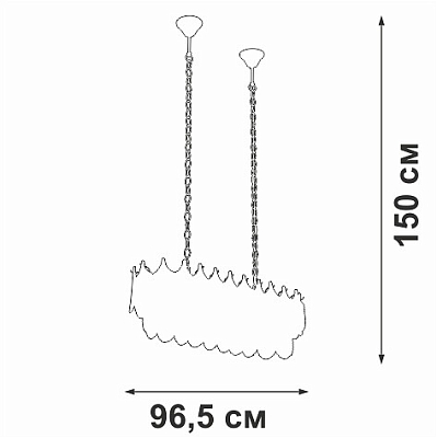 Подвесная люстра Vitaluce V5813 V5813-8/11 400_400_1819882