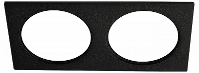 Рамка на 2 светильника Italline IT08 IT08-8038 black 400_400_2161907