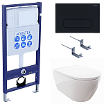SET AQUATEK ПОЛАРИС (рама AQUATEK Standard INS-0000012+унитаз ПОЛАРИС AQ0700-00 с тонким сиденьем soft-close+ крепеж KKI-0000002 +панель KDI-0000017) 250_100_Array