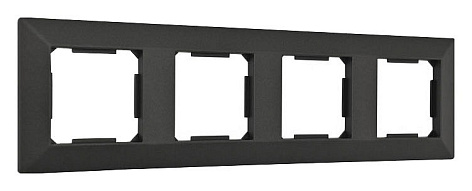 Рамка на 4 поста Arte Milano am-503.03 503.03-4.black 500_191_2303256