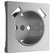 Накладка для розетки Werkel серебряный рифленый W1179509 500_191_2261427