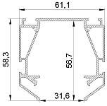 Профиль-держатель Lightstar Teta 505420 250_100_2121634