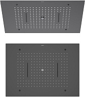 AQ2083MB верхний душ 600*430 мм, 3 jet (внешняя и скрытая часть), матовый черный 500_191_3225514