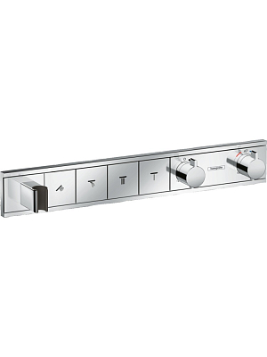 15357000S Set HG RainSelect термостатический смеситель для душа (15357000+15312180) 400_400_1436498