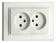 Розетка двойная Mono Electric Despina 102-190005-121 250_100_2162122