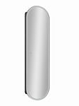 Зеркало-пенал Elmage black LED 450х1600 250_100_2909939
