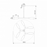 Люстра на штанге Eurosvet Covalent 30180/6 черный 250_100_1814163