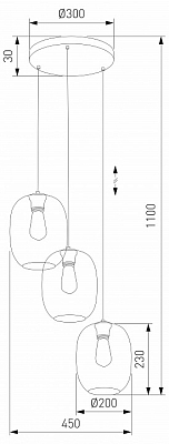 Подвесной светильник TK Lighting Elio 5973 Elio 400_400_1883089