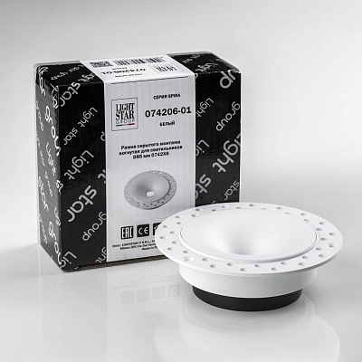 Рамка на 1 светильник Lightstar Spira 074206-01 400_400_2472752