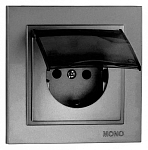 Розетка с заземлением с крышкой Mono Electric Despina 102-242421-118 250_100_2162532