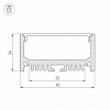 Профиль подвесной Arlight ARH-LINE-2448-2000 ANOD 018684 100_100_1887156