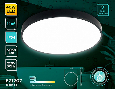 Накладной светильник Ambrella Light FZ FZ1207 400_400_2016477