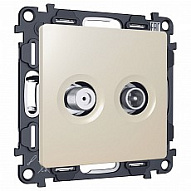 ТВ-розетка и SAT-розетка оконечная без рамки Ambrella Volt ALFA MA333310 500_191_2307990