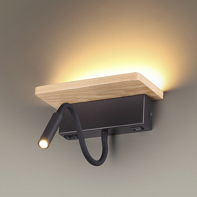 Бра с полкой Odeon Light Woody 3868/8WL 400_400_1724730