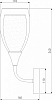Бра Eurosvet Cosmic 50285/1 золото 100_100_1811177