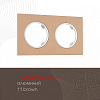 Рамка на 2 поста Arte Milano am-502.11 502.11-2.brown 100_100_2168343