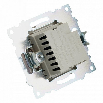 Розетка 2хUSB type A и C без рамки Stekker Катрин 50056 400_400_2160612