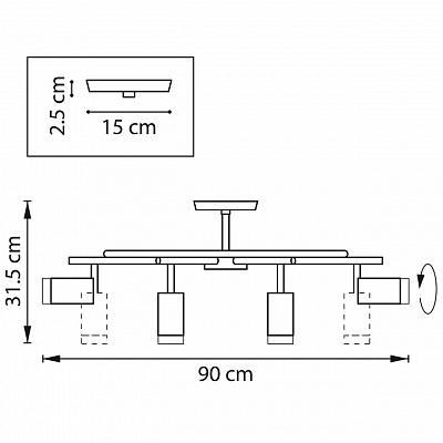 Люстра на штанге Lightstar Rullo LR7183180 400_400_1716500