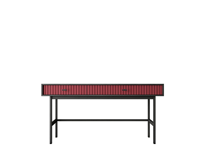 Консоль с двумя ящиками "Emerson" арт EM22/red/L 400_400_1983403