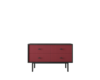 Комод с четырьмя ящиками "Emerson" арт EM05/red/L 400_400_1929258