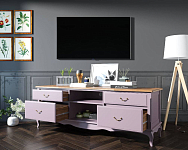 Комод "Леонтина (Leontina)" в лавандовом цвете под TV удлиненный арт LT8/2L 250_100_3190176