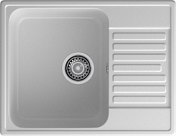 GranFest QUARZ (ECO-13) Мойка чаша+кр 620*480 (серый) 500_191_2910790