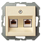 Розетка Ethernet RJ-45 без рамки LIREGUS EPSILON 28-083
