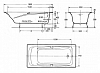 RUB REPOS E2903-00 ванна 180х85 с отверстиями для ручек 100_100_2416215
