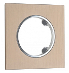Рамка на 1 пост Arte Milano am-502.11 502.11-1.shampan 250_100_Array