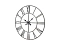 Часы настенные Aviere Romen Gray 845240
