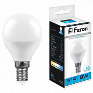 Лампа светодиодная Feron LB-550 E14 9Вт 6400K 25803 500_191_2236769