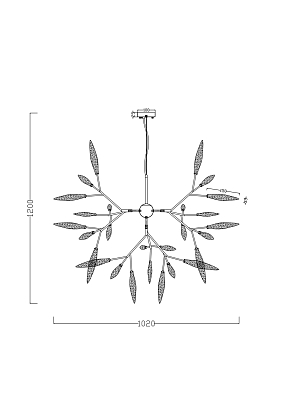 Подвесной светильник Freya FR5067PL-36W 400_400_2745580