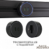 Розетка 2xUSB на треке Arte Milano Am-track-sockets 380066TS LED/USBx2 Black 100_100_2165042