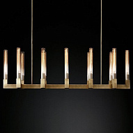 Подвесная люстра Imperiumloft Rh Canelle Linear Chandelier 12 Modern Brass 40.1549 500_191_2428233
