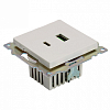 Розетка 2хUSB type A и C без рамки Stekker Катрин 50051 100_100_2160559