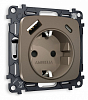 Розетка с заземлением и 2хUSB type A и C, без рамки Ambrella Volt OMEGA MO640010 100_100_2188742