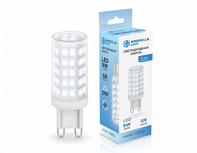 Лампа светодиодная Ambrella Light G9 G9 9Вт 6400K 100906 400_400_2030083