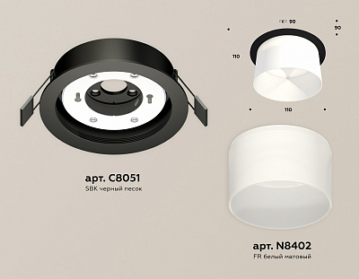 Встраиваемый светильник Ambrella Light XC XC8051016 400_400_2011782