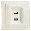 Розетка USB Mono Electric Larissa 103-171705-178 100_100_2301744