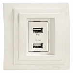 Розетка USB Mono Electric Larissa 103-171705-178 250_100_Array