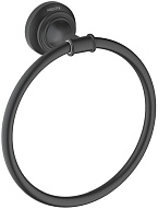 AQ4512MB КЛАССИК полотенцедержатель кольцо, матовый черный 500_191_3225855