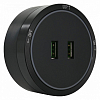 Розетка 2xUSB на треке Arte Milano Am-track-sockets 380066TS LED/USBx2 Black 100_100_2165038