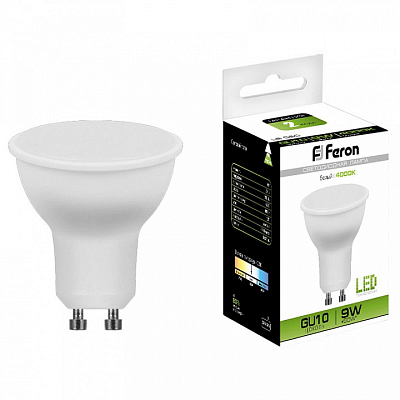 Лампа светодиодная Feron LB-560 GU10 9Вт 4000K 25843 400_400_2122038