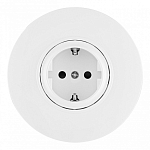 Розетка с заземлением и со шторкой Arte Milano SET08-1 SET08-1-40-1 white 250_100_2182233