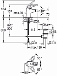 33565LS3 Eurostyle new Смеситель для биде с донным клапаном, белая луна 250_100_1440263
