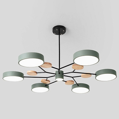 Люстра на штанге Imperiumloft Meade Lamps Green MEADE-01 400_400_2423259
