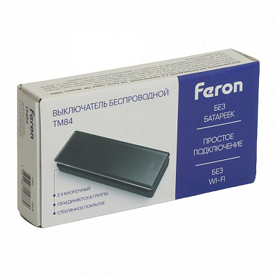 Выключатель беспроводной одноклавишный Feron TM84 SMART 48878 400_400_2122871