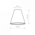 Плафон текстильный Nowodvorski Cameleon Cone S V BL 8415 250_100_1880939